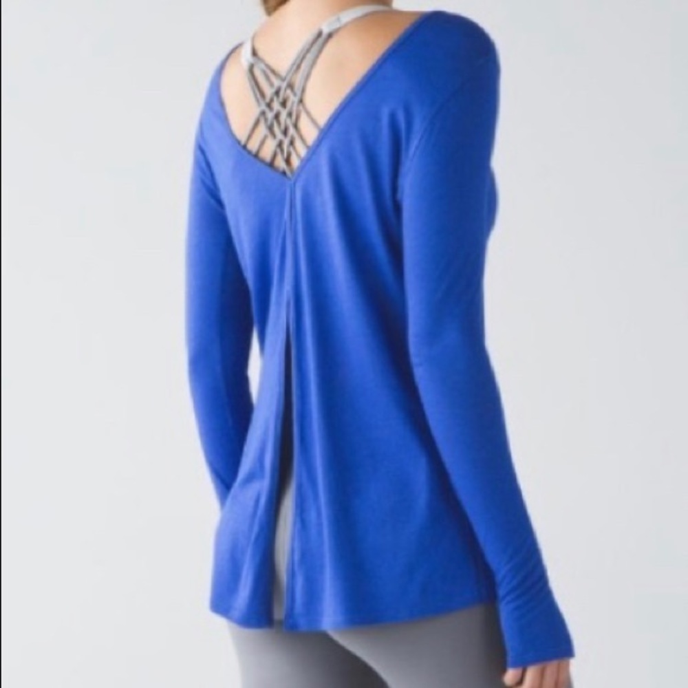 Lululemon Open Back Pullover Top